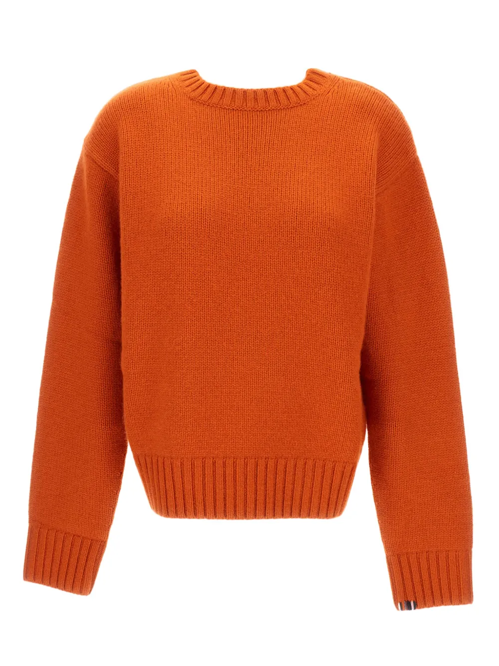 extreme cashmere Maglione con orlo a coste - Arancione