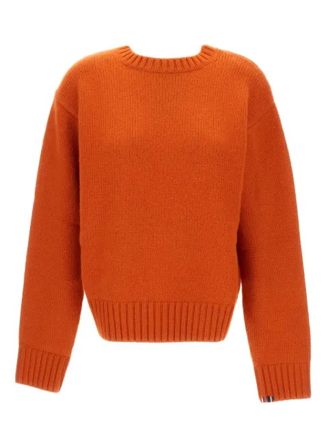 extreme cashmere ribbed-hem cashmere sweater
