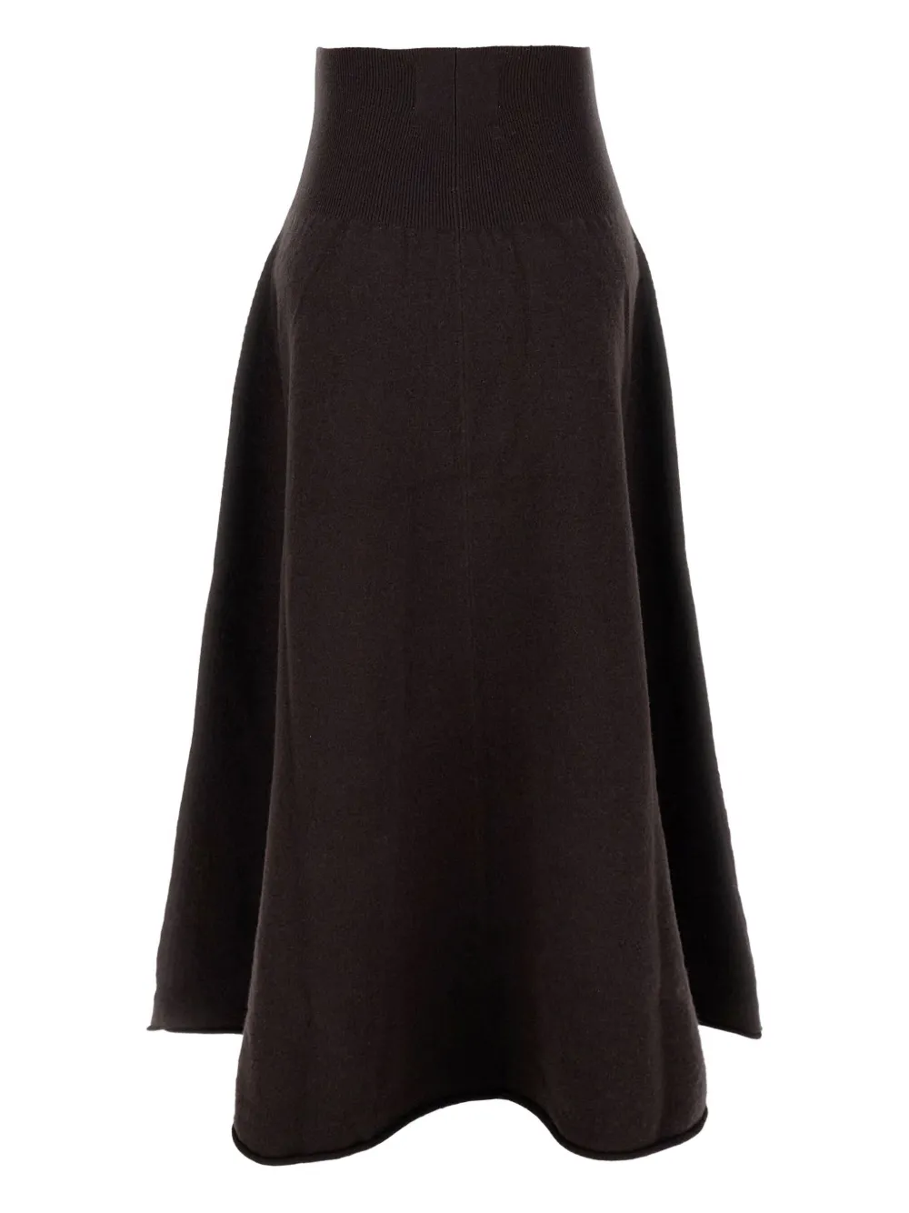 extreme cashmere ribbed-waistband midi skirt | Women | Image 2