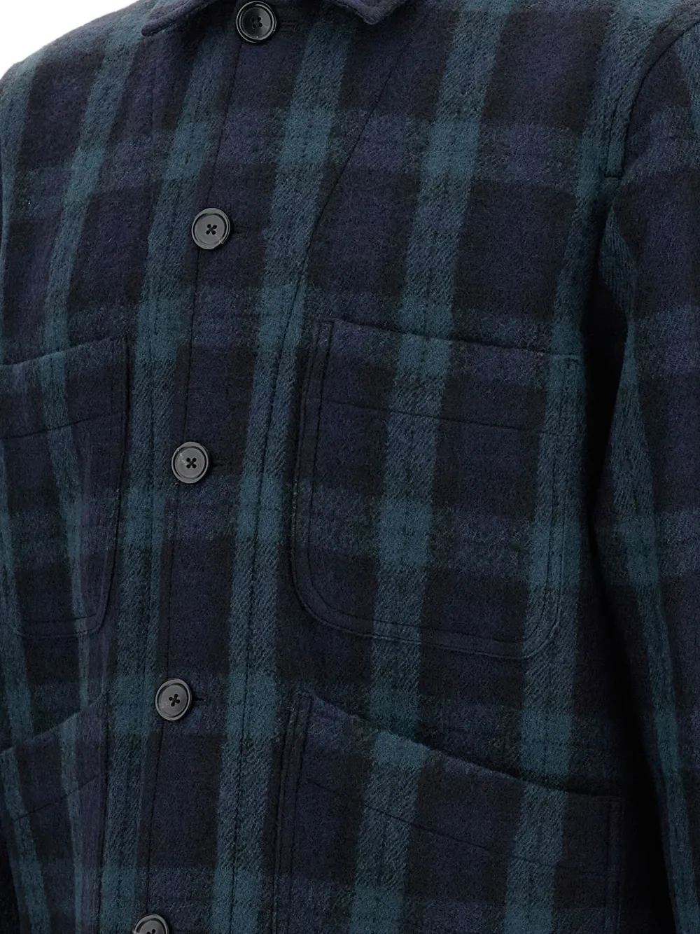 PS Paul Smith checked wool overshirt | Shirt Jackets | Image 2