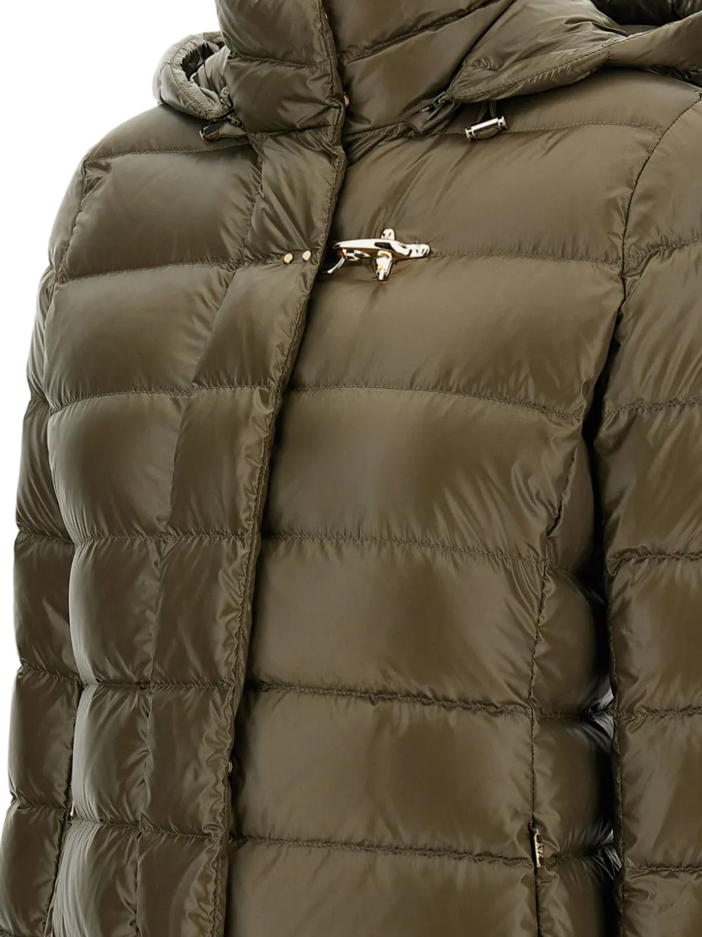 Fay Gewatteerde jas met capuchon Bruin