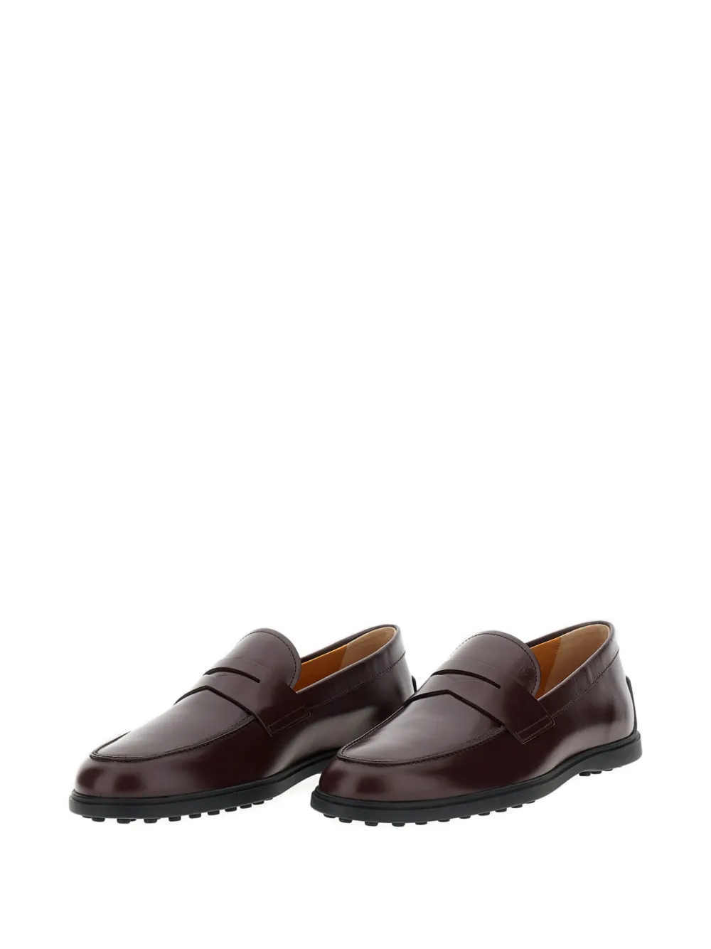 Tod's Loafers met monogram-reliëf - Bruin