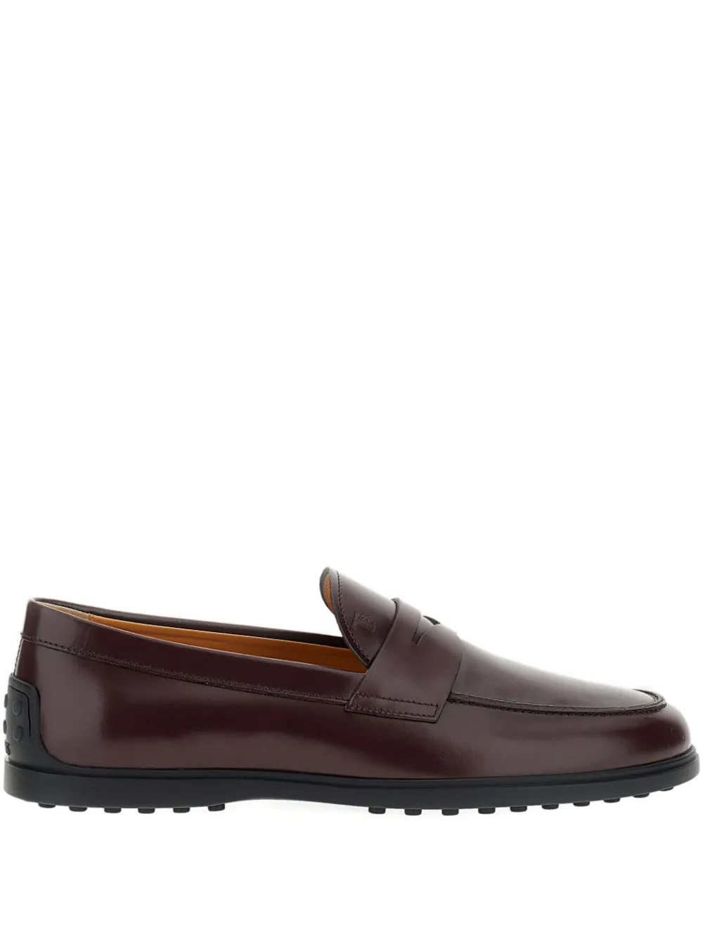 Tod's monogram-embossed loafers - ブラウン Tod's monogram-embossed loafers - ブラウン