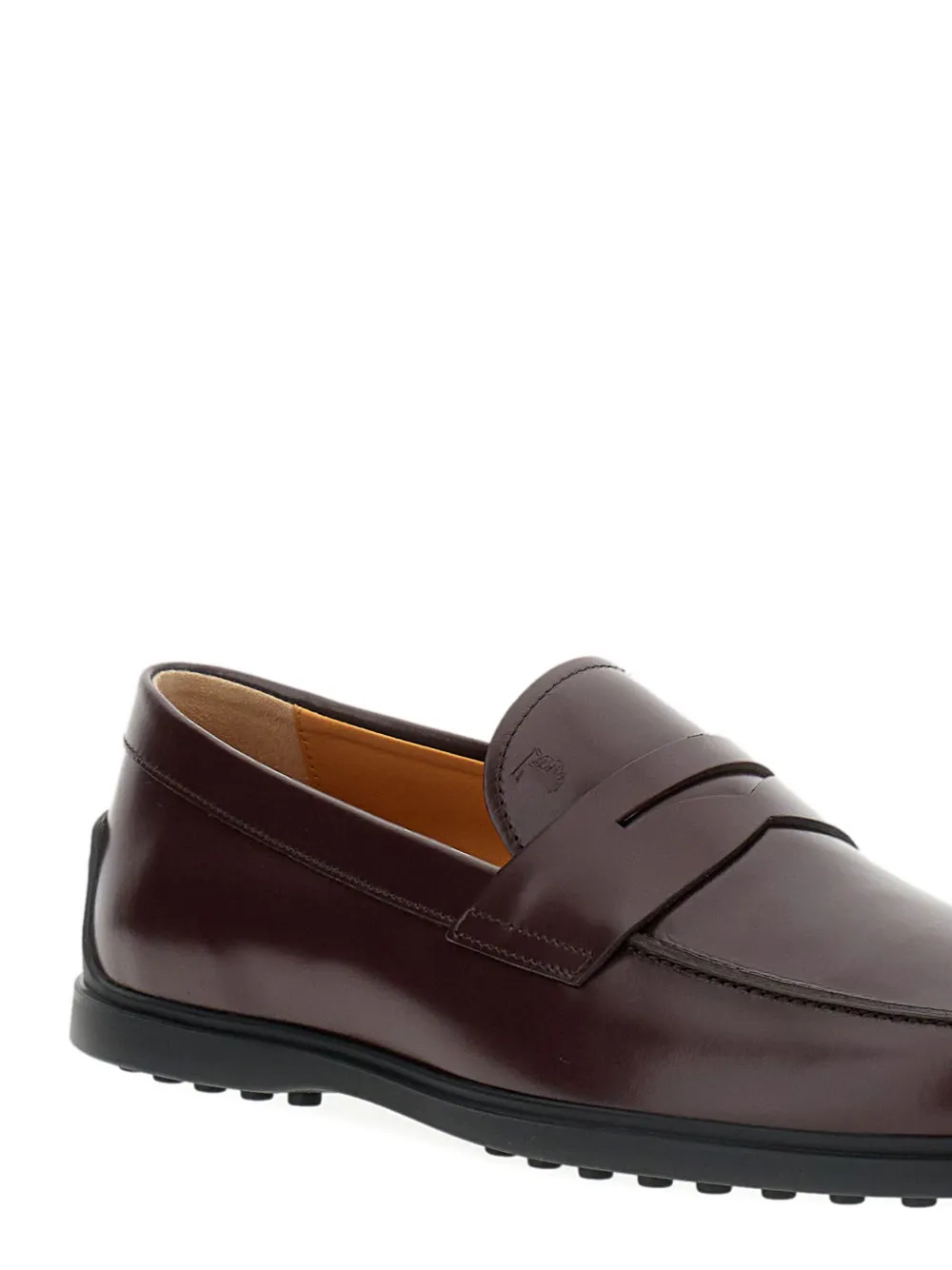 Tod's Monogram-embossed Loafers In Brown
