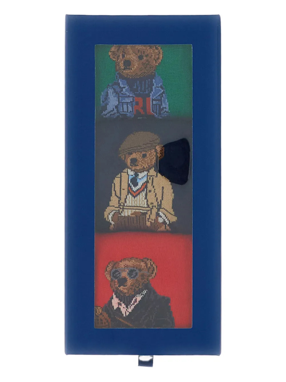 Polo Ralph Lauren Bear-motif Knee-high Socks Set In Multi