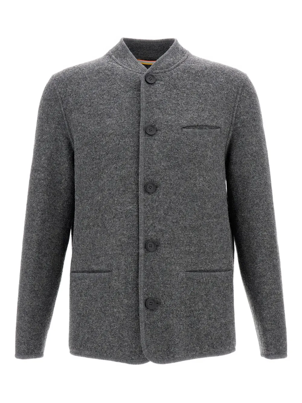 ALPE PIANO buttoned felted jacket | Grey | Image 1