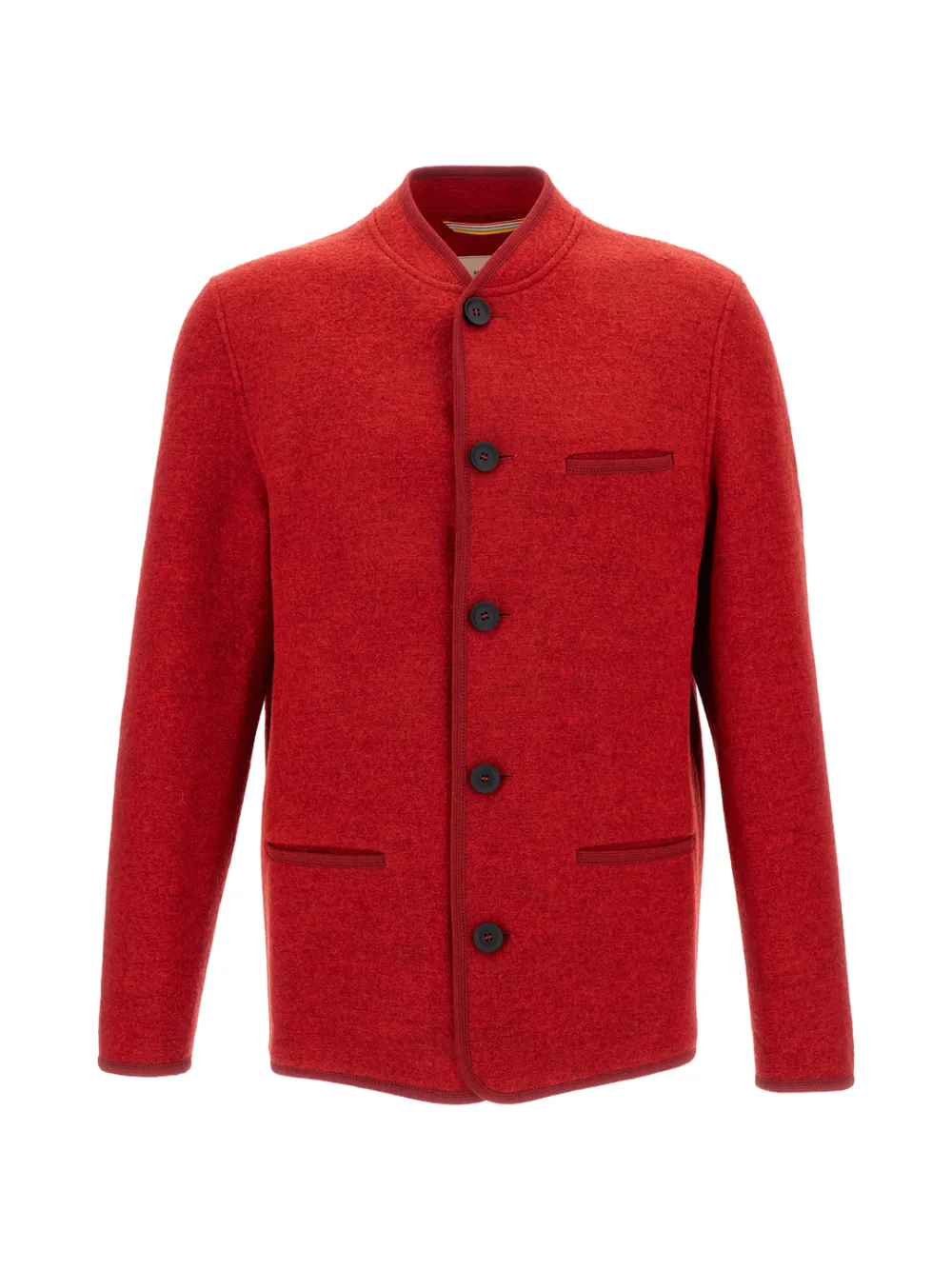 ALPE PIANO cashmere-blend cardigan - Red