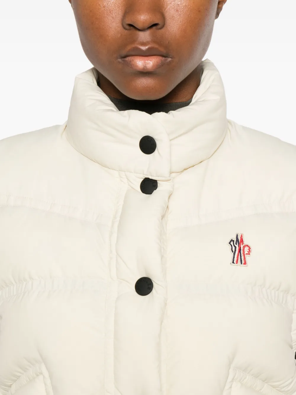 Moncler Grenoble Bodywarmer met vlakken Wit