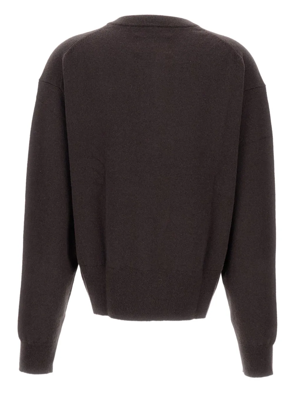 Extreme Cashmere Crew-neck Cardigan In Brown
