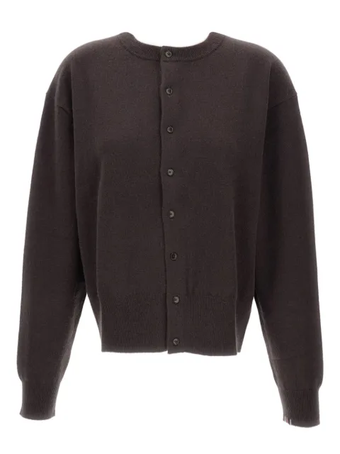 extreme cashmere crew-neck cardigan