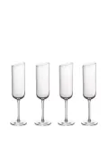 Villeroy & Boch NewMoon champagne flutes (set of four) - White