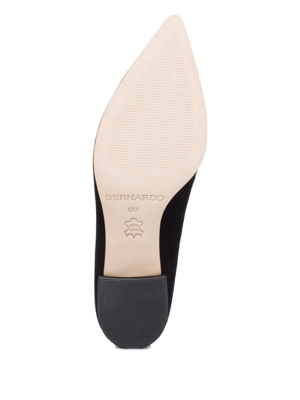 Bernardo 45mm Millie Pointed-toe Block-heel Pumps In Black