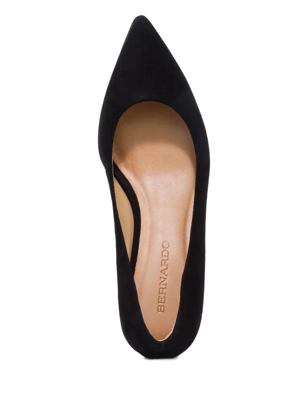 Bernardo 45mm Millie Pointed-toe Block-heel Pumps In Black