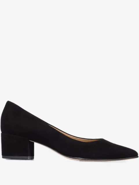 Bernardo 45mm Millie pointed-toe block-heel pumps