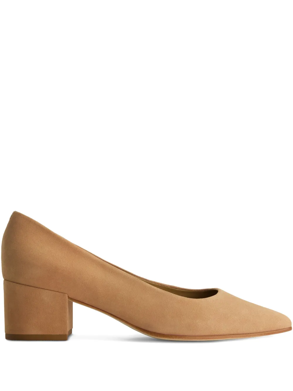 Bernardo Millie Suede Block-heel Pumps In Neutral