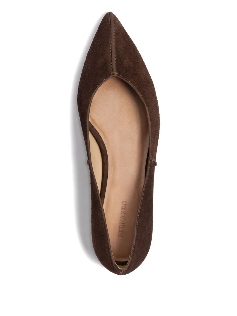  Bernardo Lana Flat Pumps - Brown 