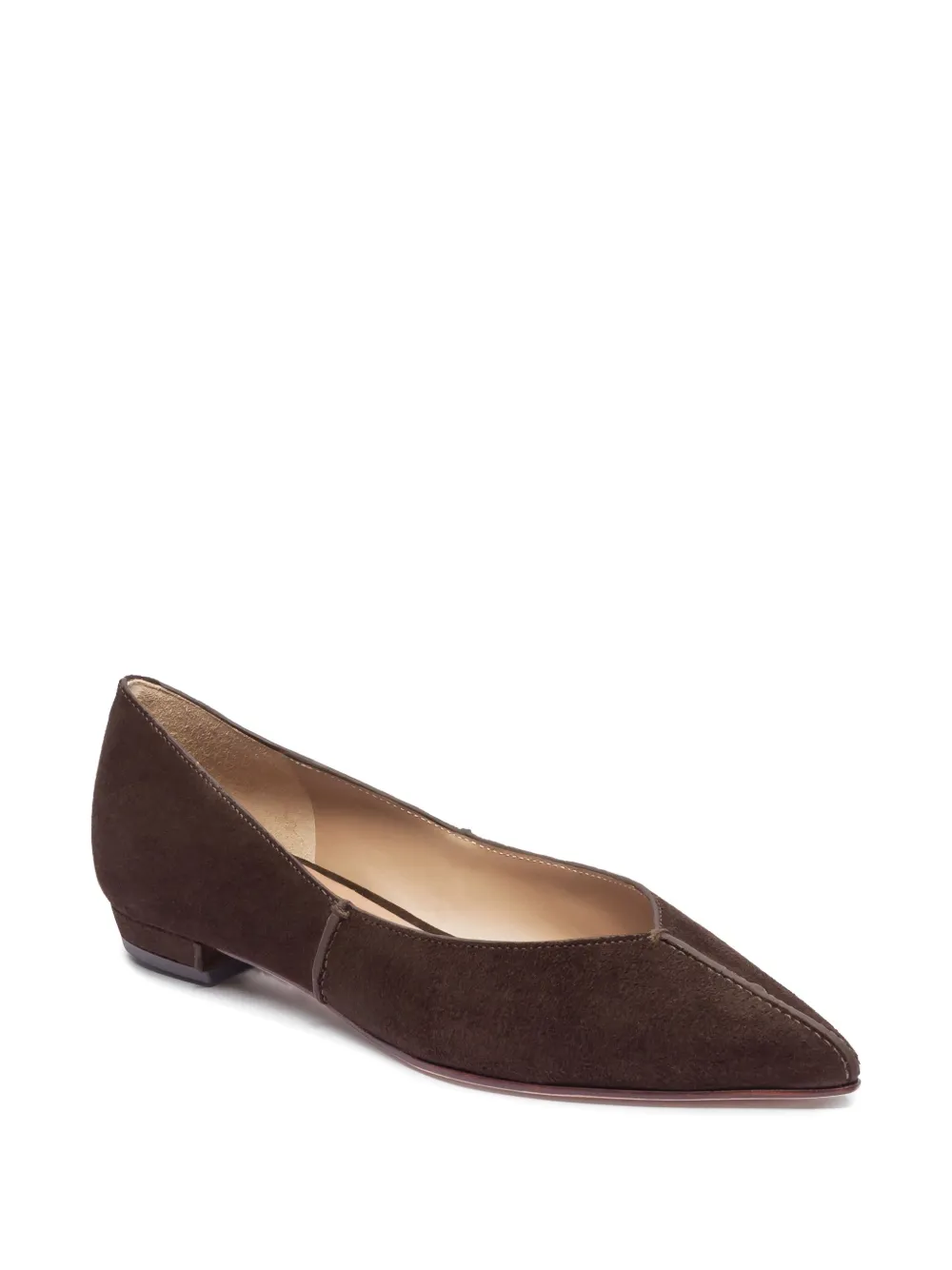  Bernardo Lana Flat Pumps - Brown 
