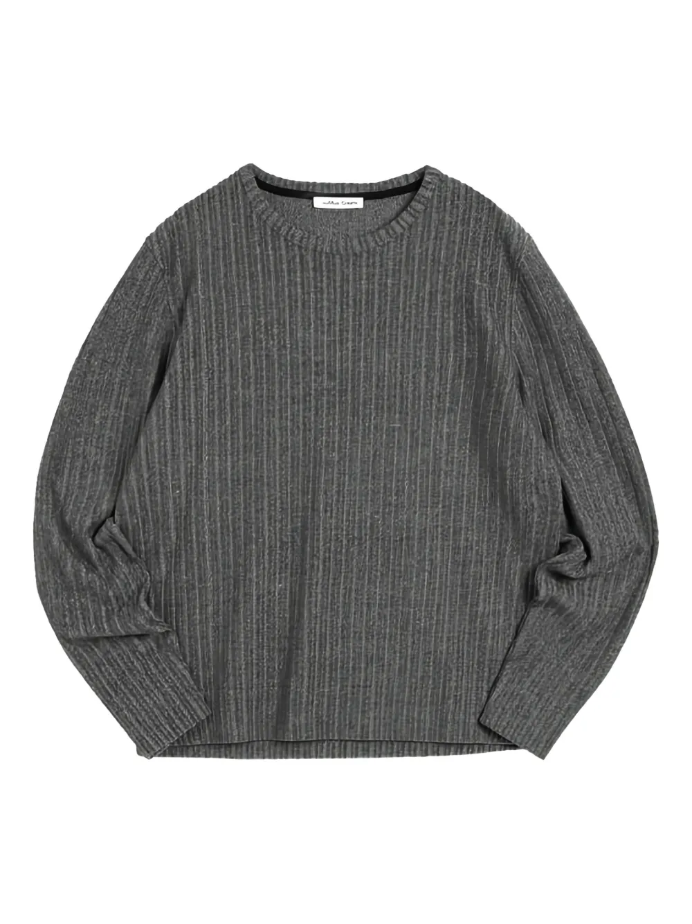YMC sudadera tejida de canalé X | gris | Image 1