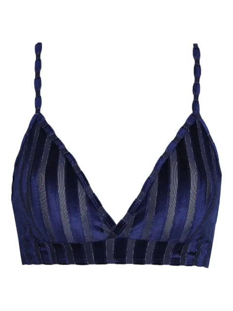 Amir Slama x Astrid striped crop top