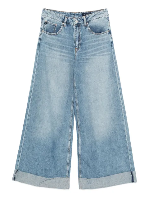 AG Jeans whiskering-effect cuffed jeans