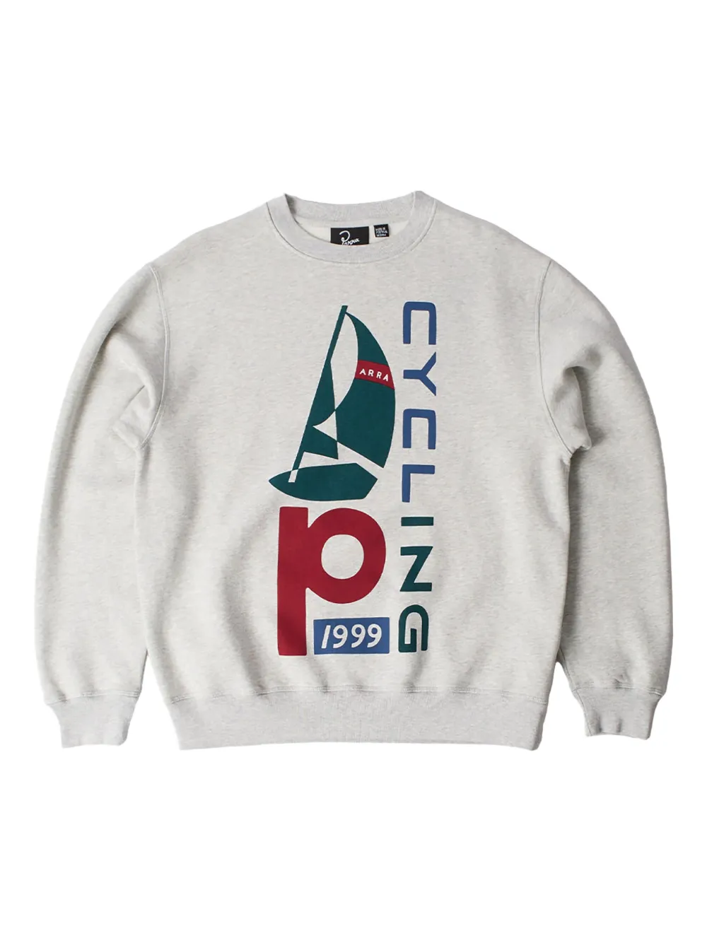 BY PARRA Sail Bike crew-neck sweatshirt | Grey | Image 1