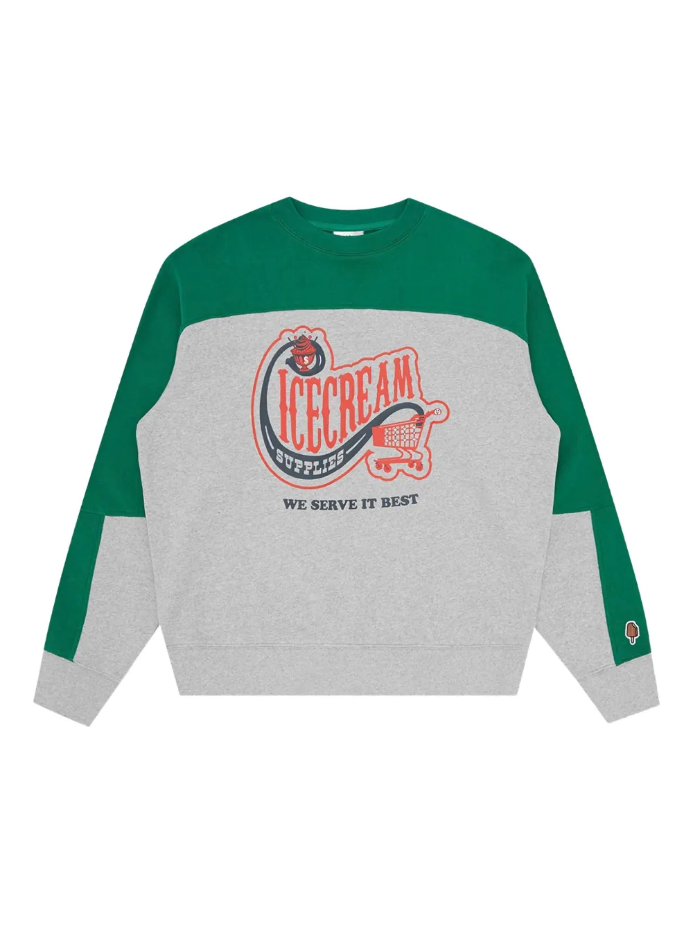 Icecream Convenience Store Sweatshirt In Gray