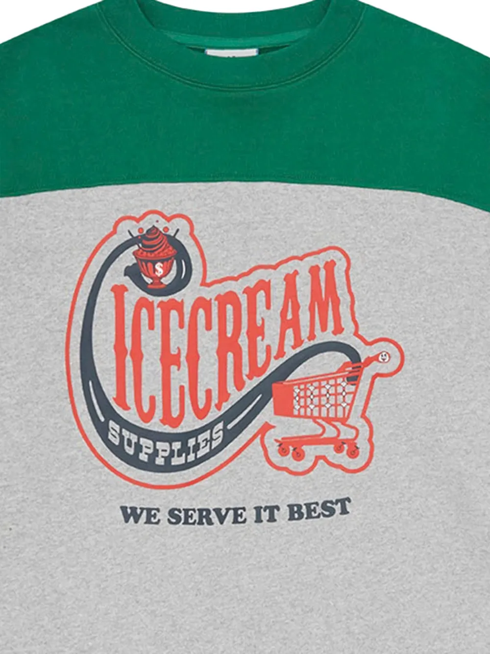 Icecream Convenience Store Sweatshirt In Gray