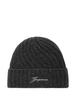 Jacquemus ビーニー JACQUEMUS Le Bonnet Neve ふんわりビーニー ロゴニットキャップ