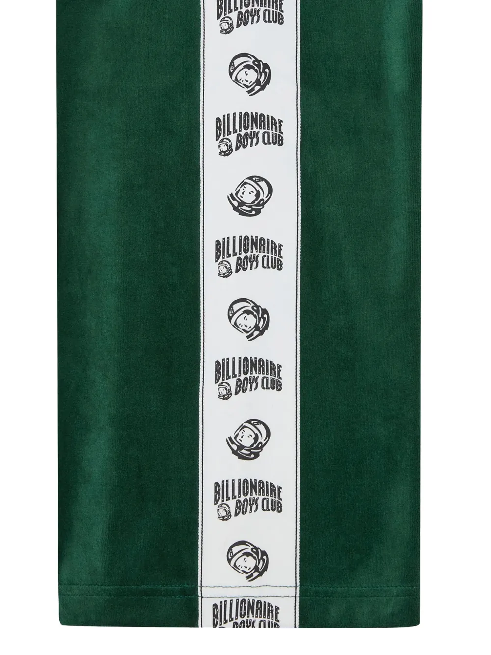 Billionaire Fluwelen broek met zijstreep Groen