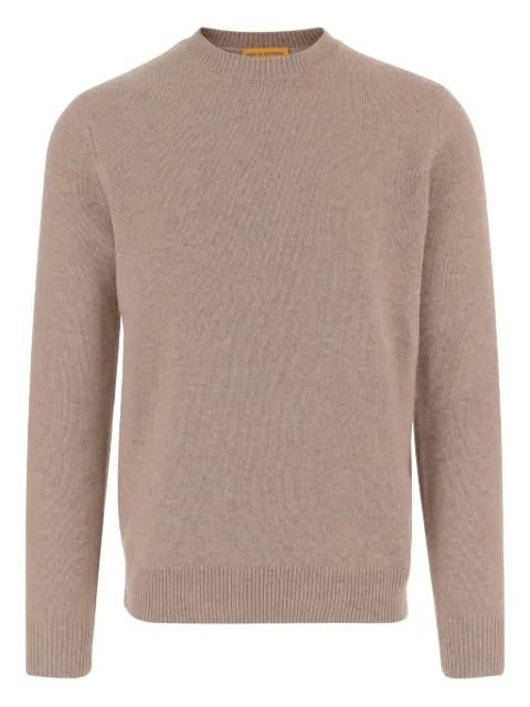 Guest In Residence crew-neck ribbed-hem cashmere sweater