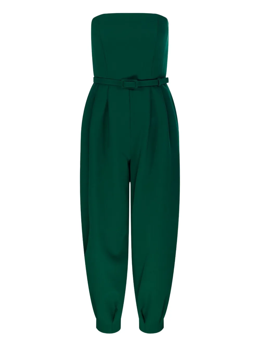 Max Mara belted jumpsuit - グリーン Max Mara belted jumpsuit - グリーン