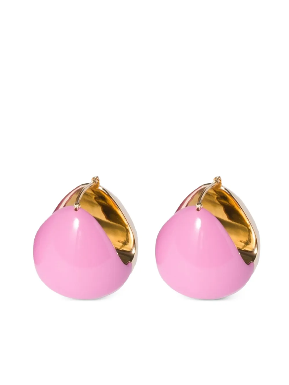 Miu Miu hoop earrings - ピンク Miu Miu hoop earrings - ピンク