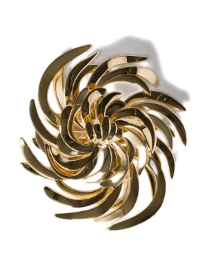 Miu Miu Swirl Brooch | Gold | FARFETCH