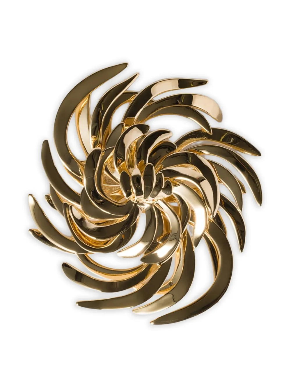 Miu Miu swirl brooch | Gold | Image 1