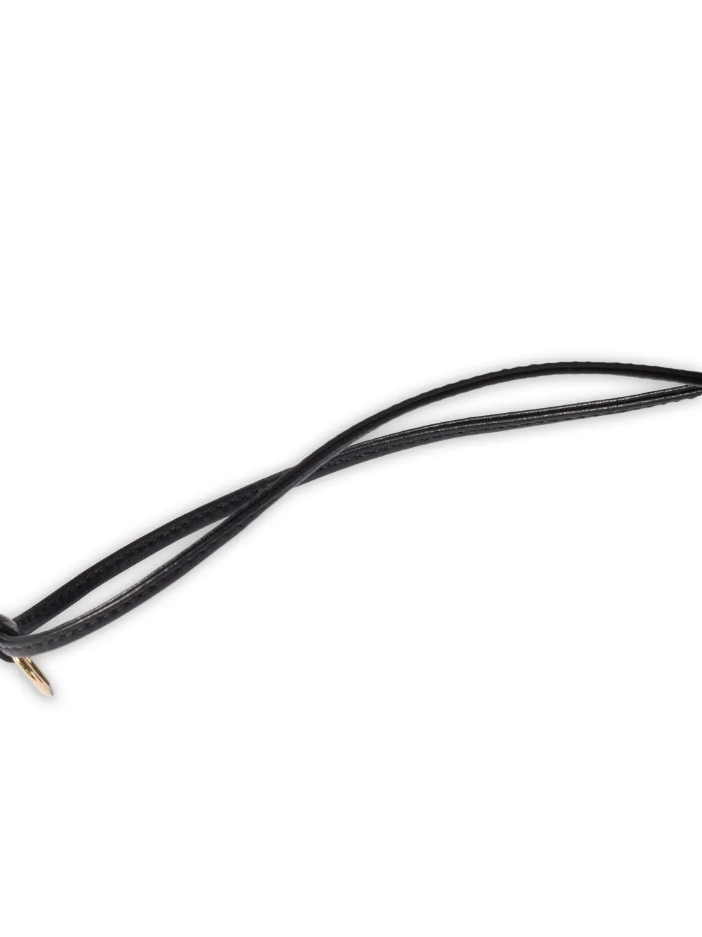 Miu Matelassé clutch met trekkoord Zwart