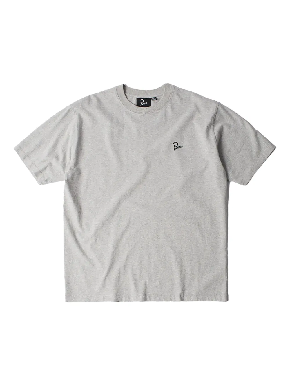 BY PARRA Signature-embroidered short-sleeve tee | Grey | Image 1