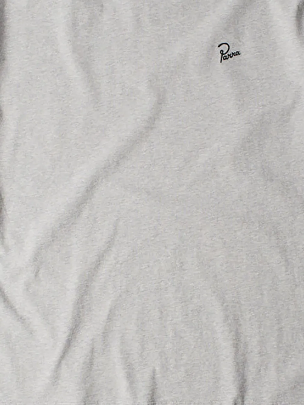 BY PARRA Signature-embroidered short-sleeve tee - Grijs