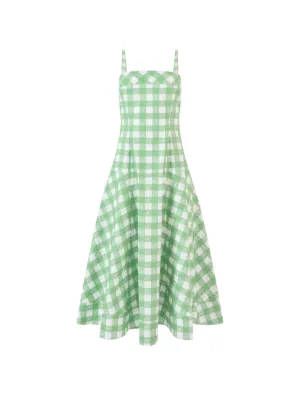 Simon Miller Mar Poplin Midi Dress | Green | FARFETCH