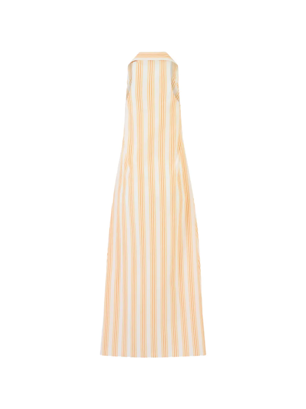 Rosie Assoulin Take It or Sleeveless jurk Beige