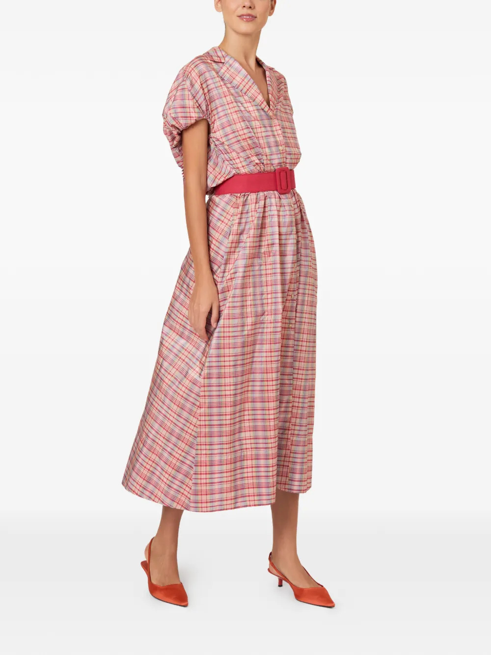 Rosie Assoulin Wind at Your Back jurk Roze