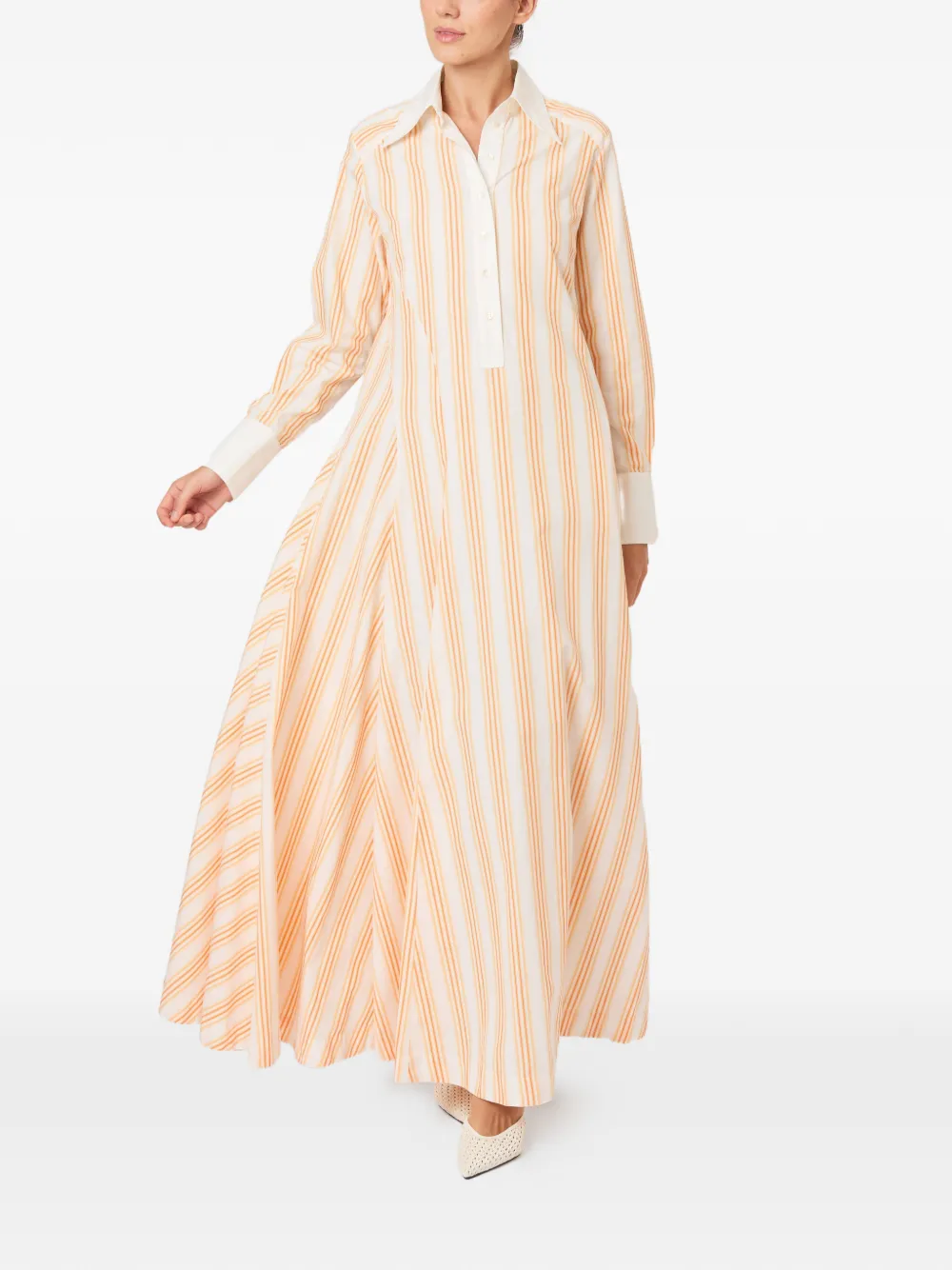 Rosie Assoulin Groovy blousejurk Wit