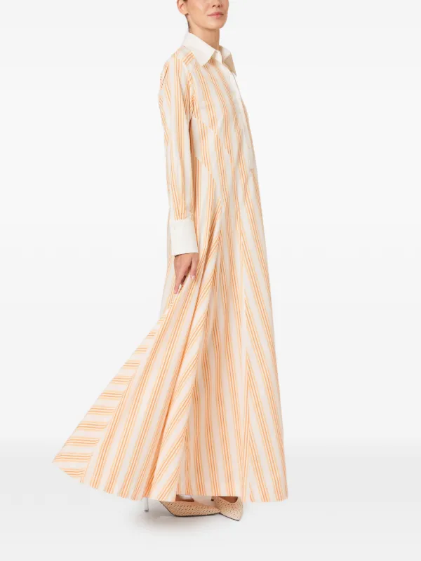 rosie assoulin shirt dress Rosie Assoulin Tie Shirt Dress | Blue/Stripe | Size 2