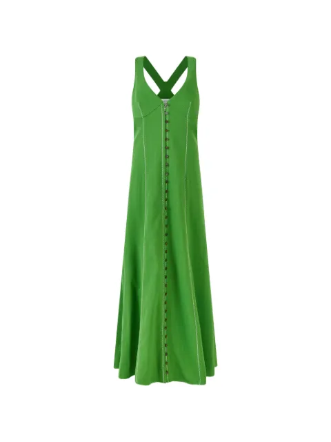 Rosie Assoulin  vestido largo Row, Row, Row Your Buttons