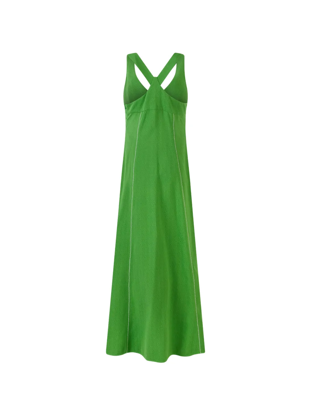 Rosie Assoulin Row Your Buttons maxi-jurk Groen
