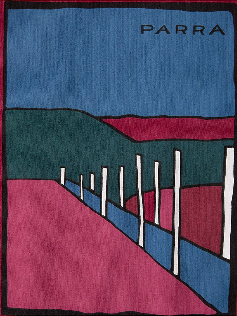 BY PARRA Beach Parking short-sleeve T-shirt - Rood