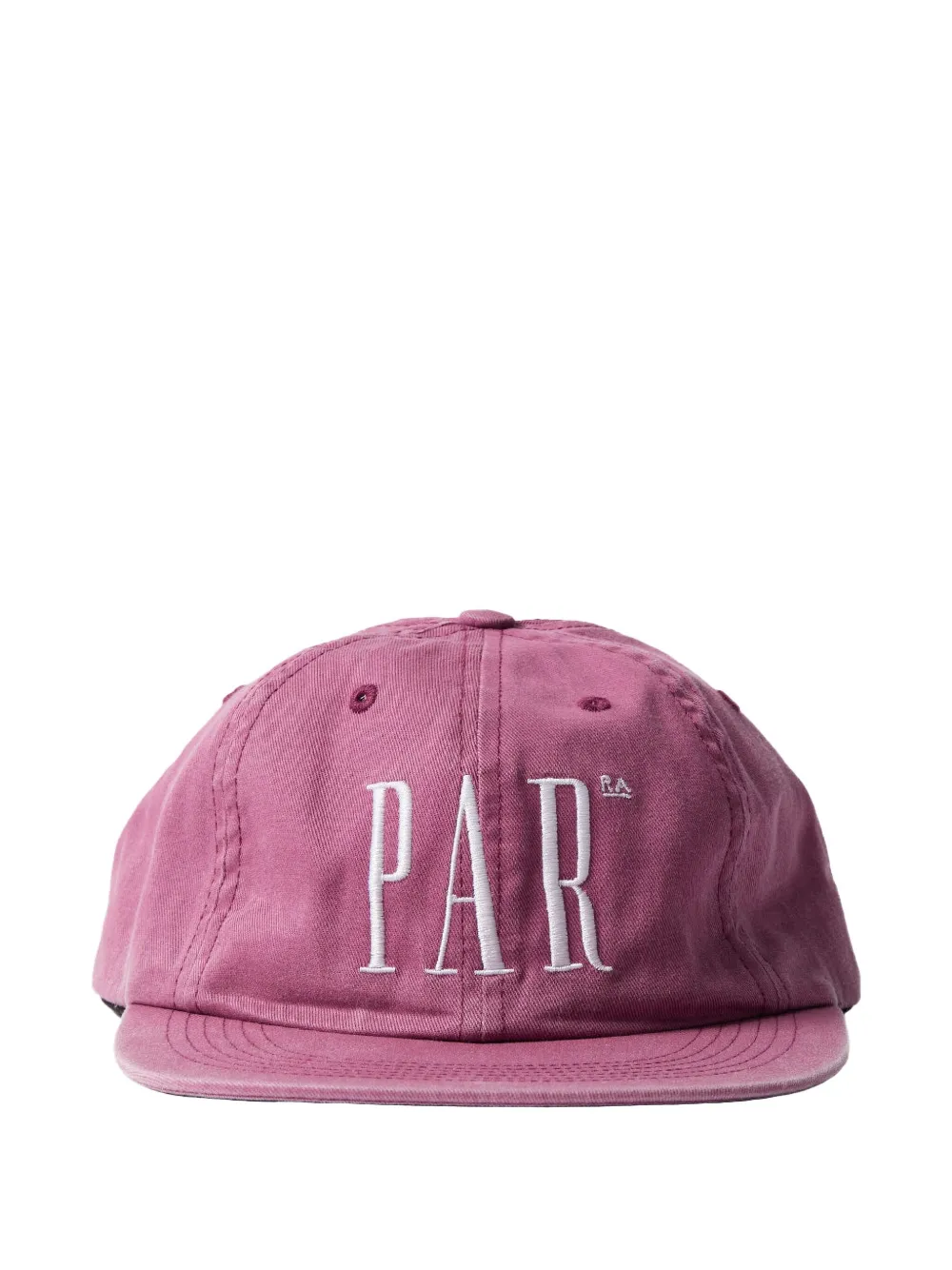 By Parra Store Logo 6 Panel Cap In Pink