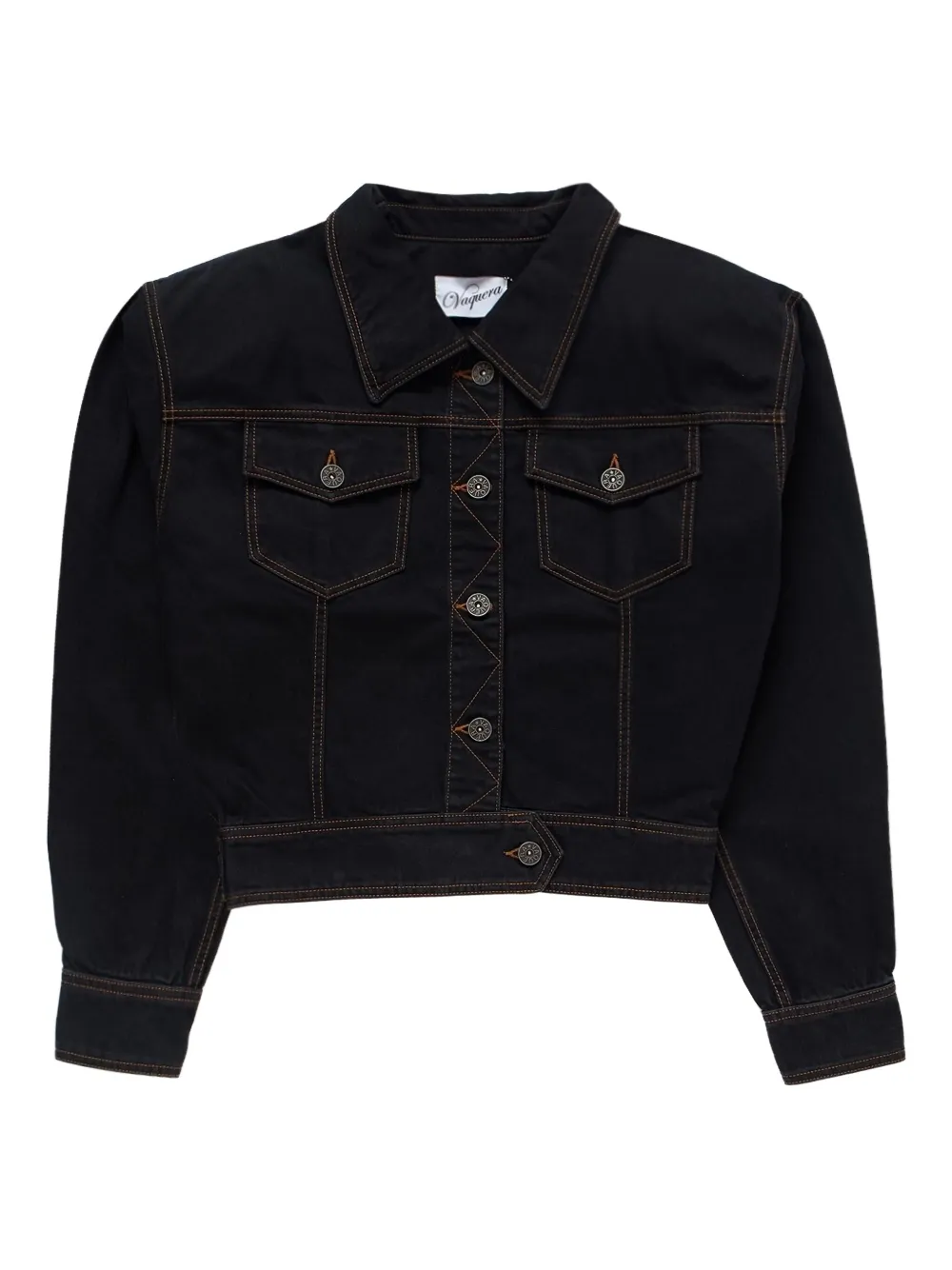 Vaquera denim jacket - ブラック Vaquera denim jacket - ブラック