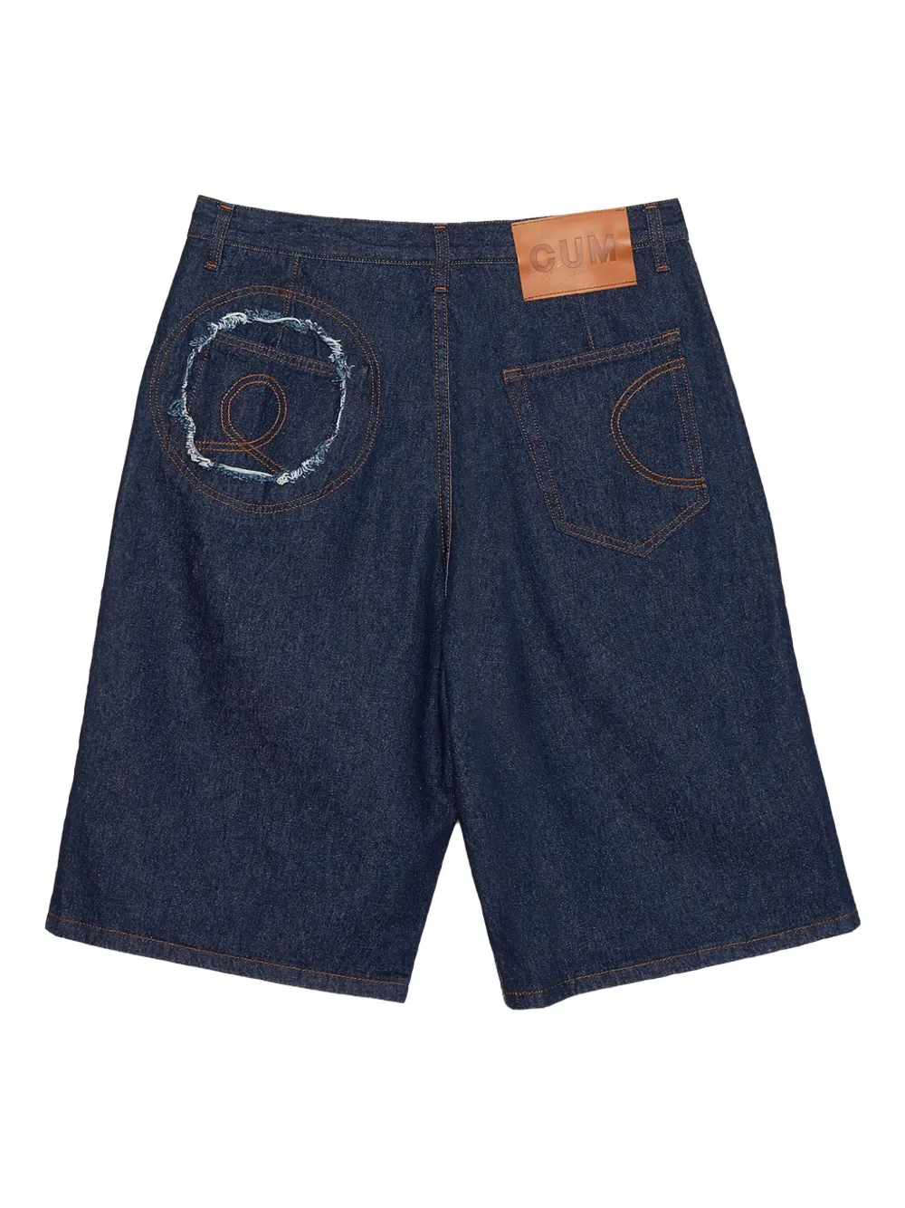 Edward Cuming denim shorts - Blauw