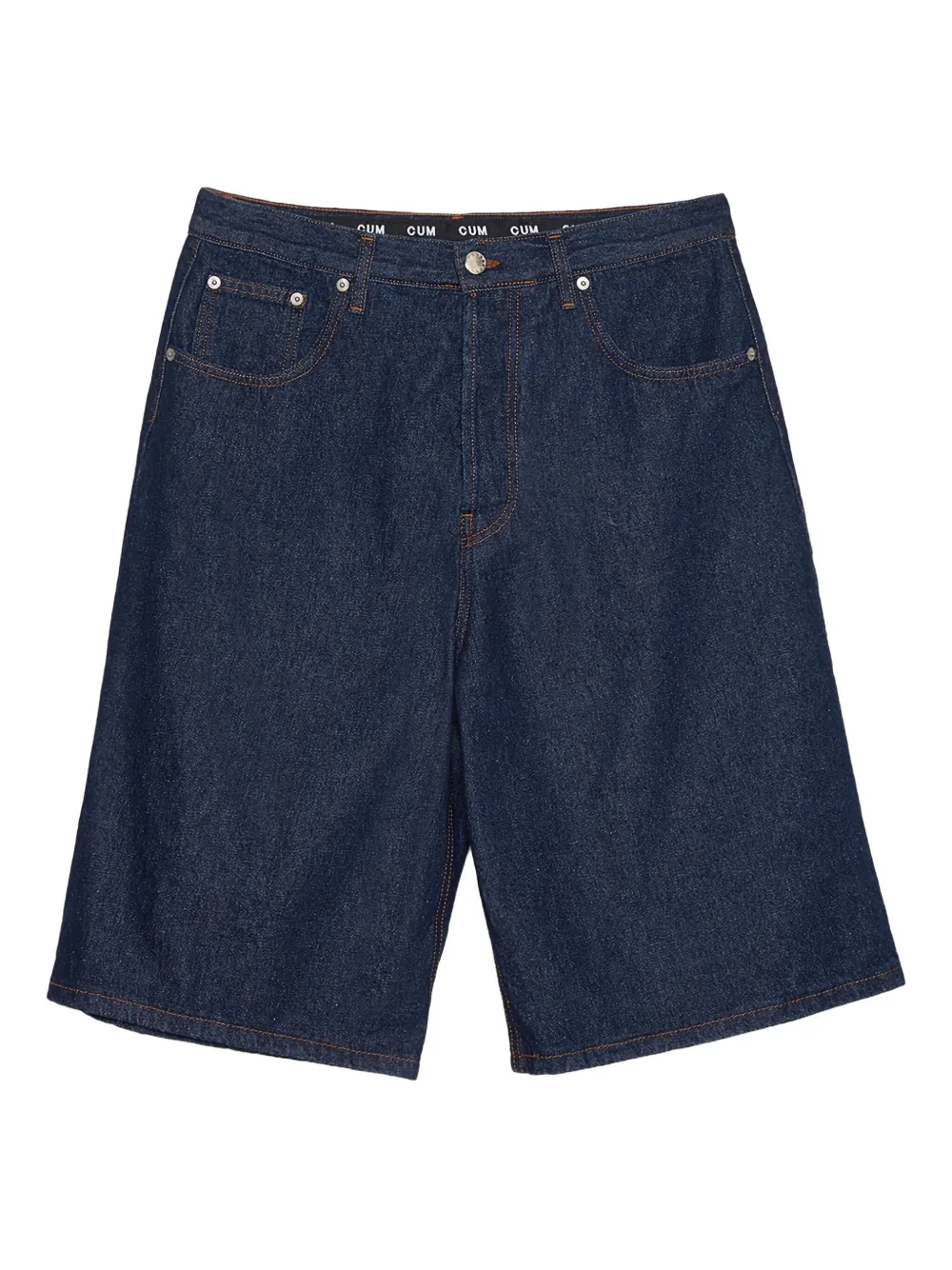 Edward Cuming Circle Window Cum Jean Shorts Blue In Blue