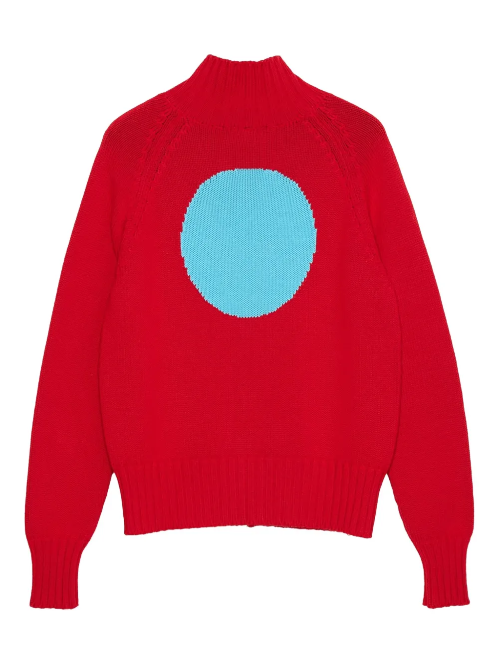 Edward Cuming Chakra Knit Track Jacket Red In Red